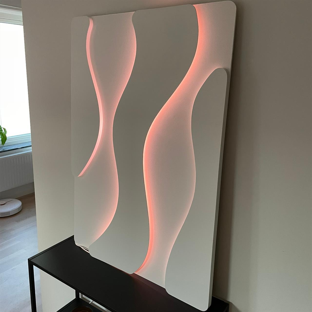 Stor lysande tavla bild 1